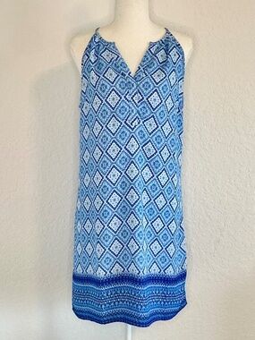 Skies Are Blue, Sleeveless Summer Beach Dress, Size S